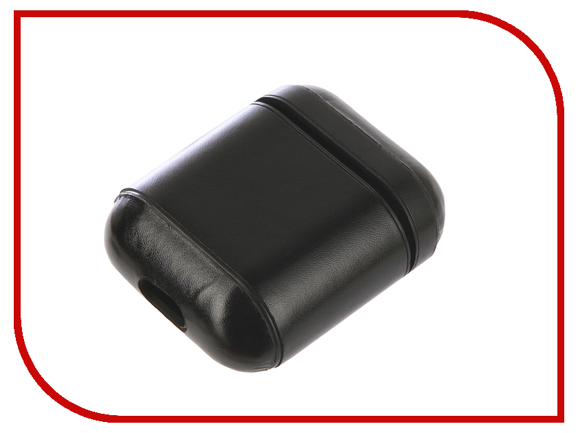 

Аксессуар Чехол Gurdini Premium Leather для Airpods Black 906876, 906876