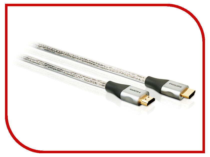 фото Аксессуар Philips Premium HDMI Cable w/ Ethernet 1.5m Silver SWV3432/10