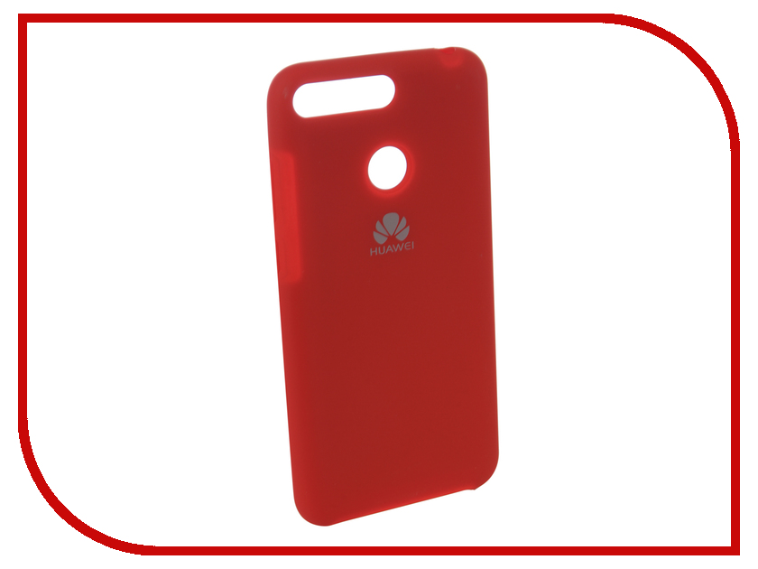 

Аксессуар Чехол Innovation для Huawei 7A Pro/Y6 Prime Silicone Red 12606, 12606