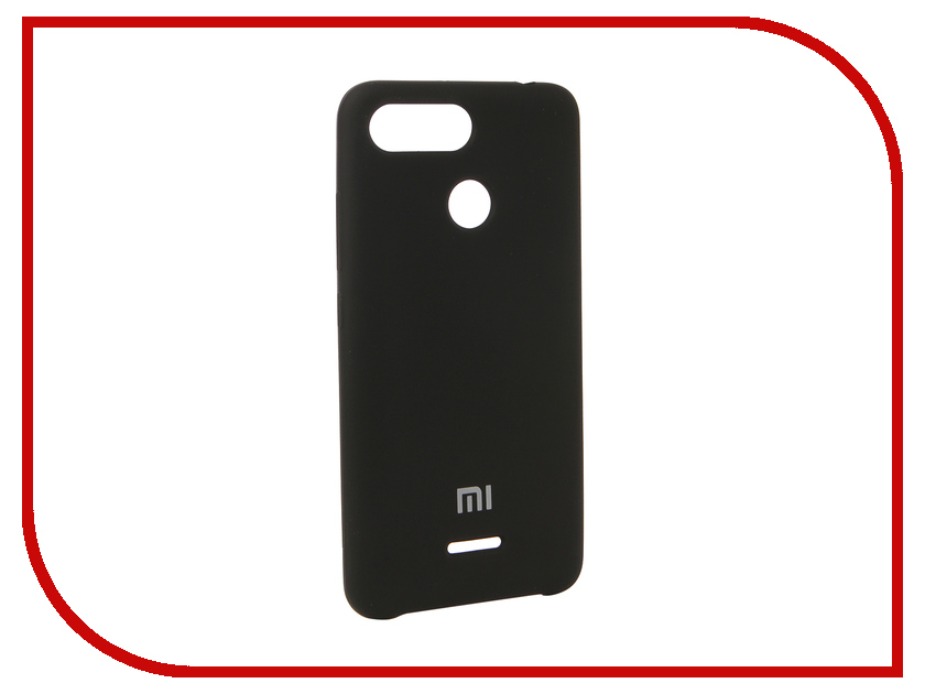 

Аксессуар Чехол для Xiaomi Redmi 6 Innovation Silicone Black 12572, 12572