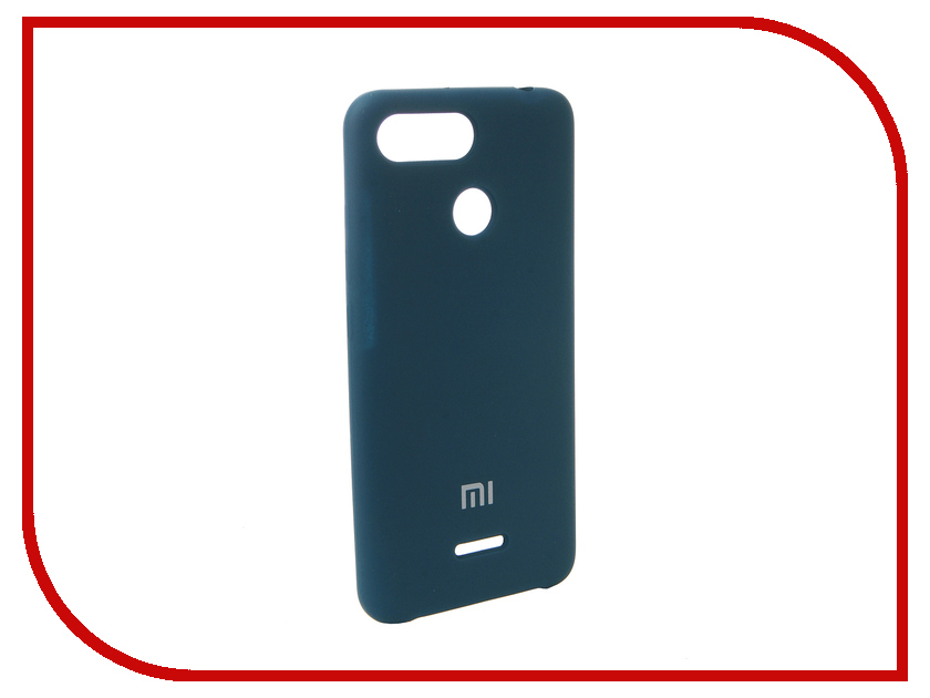 

Аксессуар Чехол для Xiaomi Redmi 6 Innovation Silicone Blue 12573, 12573