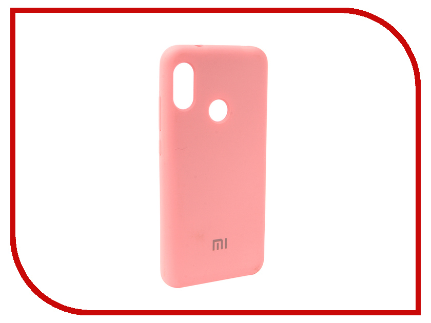 

Аксессуар Чехол Innovation для Xiaomi Redmi 6 Pro Silicone Pink 12570, 12570