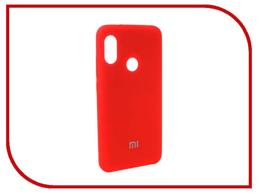 

Аксессуар Чехол Innovation для Xiaomi Redmi 6 Pro Silicone Red 12568, 12568