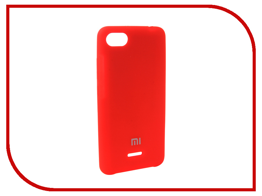 

Аксессуар Чехол для Xiaomi Redmi 6A Innovation Silicone Red 12579, 12579