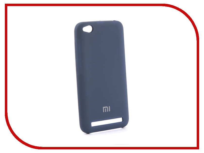 

Аксессуар Чехол Innovation для Xiaomi Redmi 5A Silicone Blue 12598, 12598