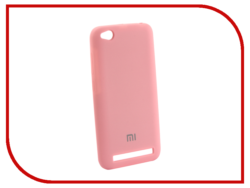 

Аксессуар Чехол для Xiaomi Redmi 5A Innovation Silicone Pink 12600, 12600