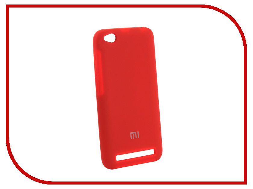 

Аксессуар Чехол для Xiaomi Redmi 5A Innovation Silicone Red 12599, 12599