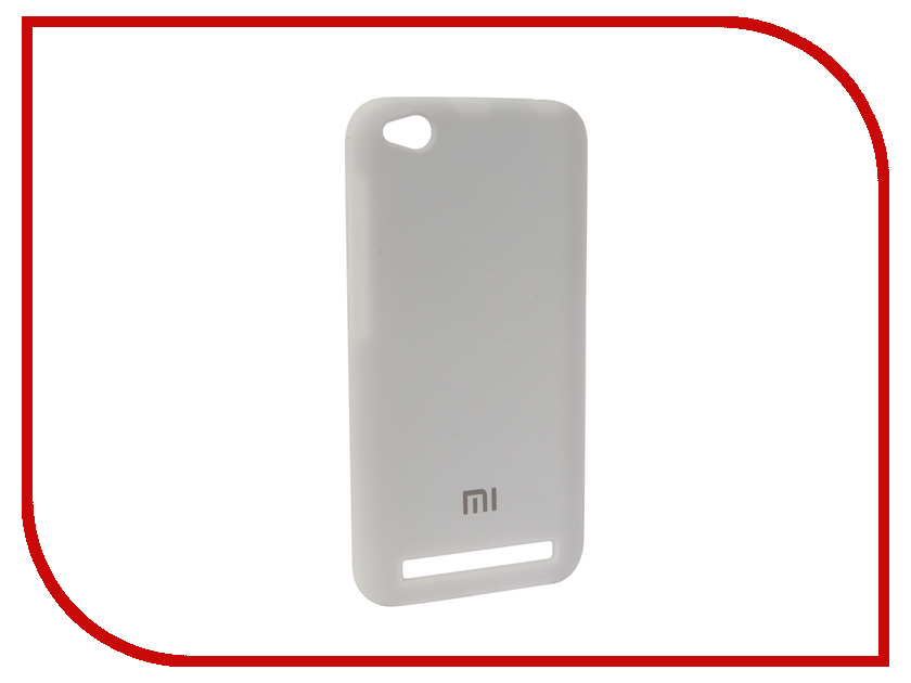 

Аксессуар Чехол Innovation для Xiaomi Redmi 5A Silicone White 12596, 12596