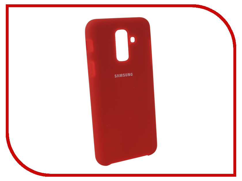 

Аксессуар Чехол для Samsung Galaxy A6 Plus 2018 Innovation Silicone Red 12631, 12631