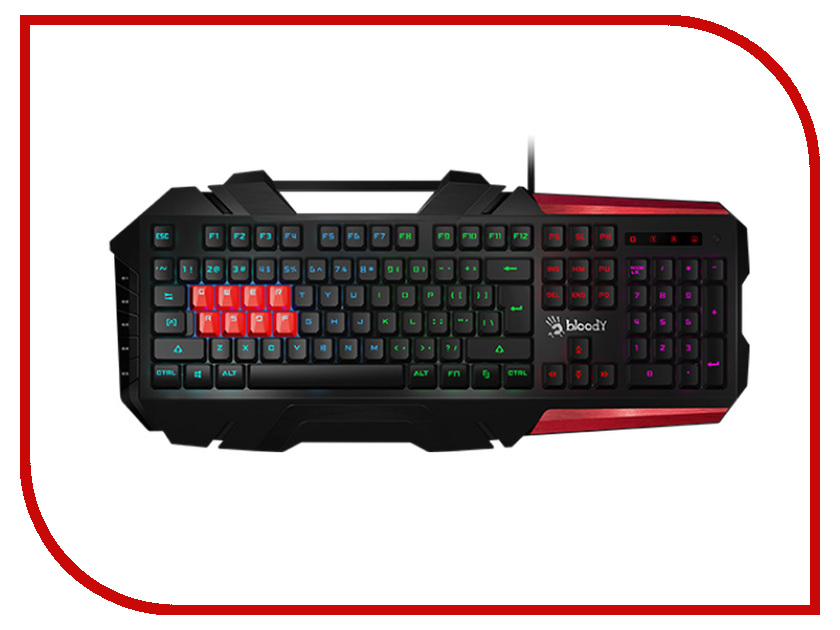 

Клавиатура A4Tech B3590R Black-Red USB, B3590R