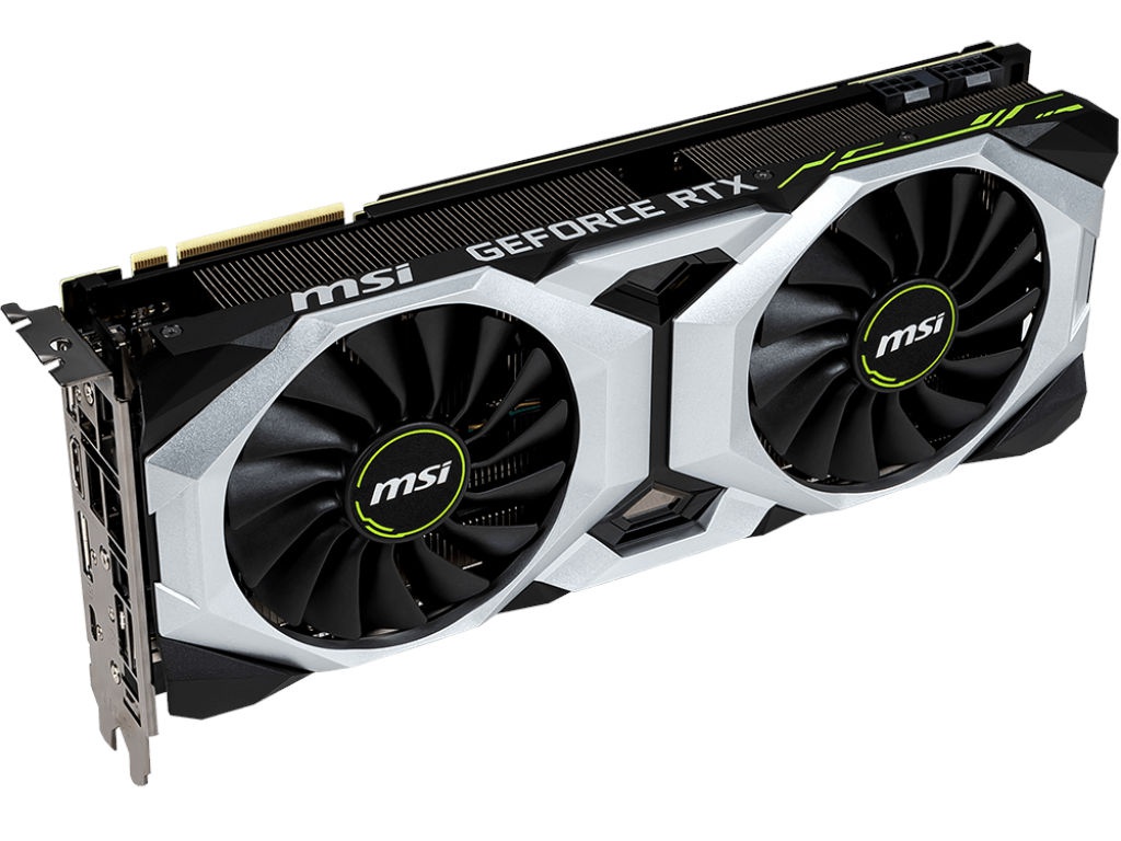 

Видеокарта MSI GeForce RTX 2080 Ventus OC 1800Mhz PCI-E 3.0 8192Mb 14Gbps 256-bit USB-C HDMI 3xDP RTX 2080 VENTUS 8G OC, RTX 2080 VENTUS 8G OC