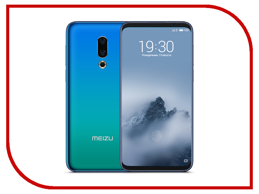 

Сотовый телефон Meizu 16th 8Gb RAM 128Gb Aurora Blue, 16th