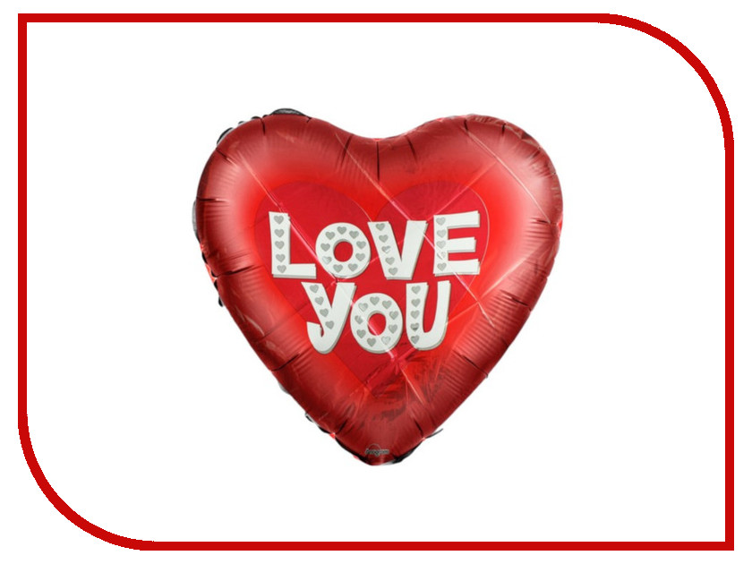 фото Шар фольгированный Anagram I Love You Сердце 18-inch Red 1352421