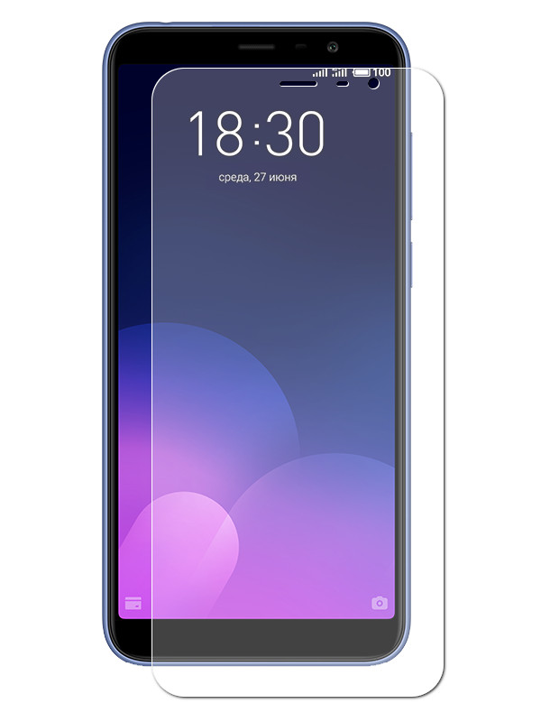 

Аксессуар Защитная пленка для Meizu M6T LuxCase суперпрозрачная 54937, 54937