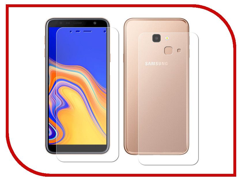 

Аксессуар Защитная пленка LuxCase Full Screen Front&Back для Samsung Galaxy J4 Plus Transparent 88189, 88189
