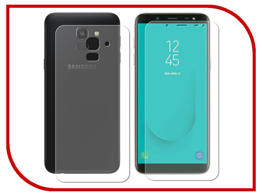 

Аксессуар Защитная пленка LuxCase Front&Back для Samsung Galaxy J6 Plus 2018 суперпрозрачная 52659, 52659
