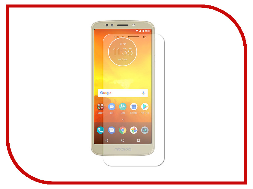 

Аксессуар Защитная пленка LuxCase для Motorola Moto E5 Plus Full Screen Transparent 88618, 88618