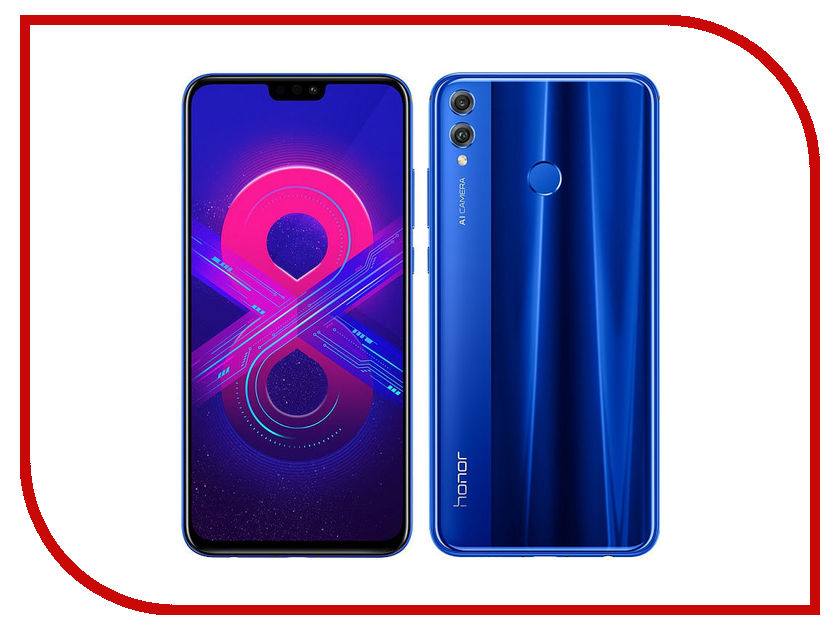 

Сотовый телефон Honor 8X 4/128GB Blue, 8X