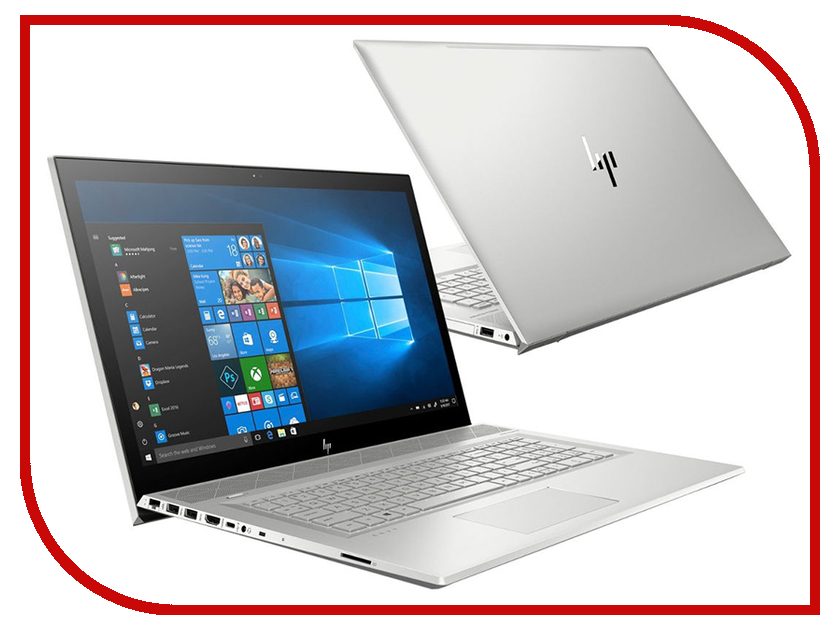 фото Ноутбук HP Envy 17-bw0003ur 4GR89EA Natural Silver (Intel Core i7-8550U 1.8 GHz/12288Mb/1000Gb + 128Gb SSD/DVD-RW/nVidia GeForce MX150 4096Mb/Wi-Fi/Cam/17.3/1920x1080/Windows 10 64-bit) Hp (hewlett packard)