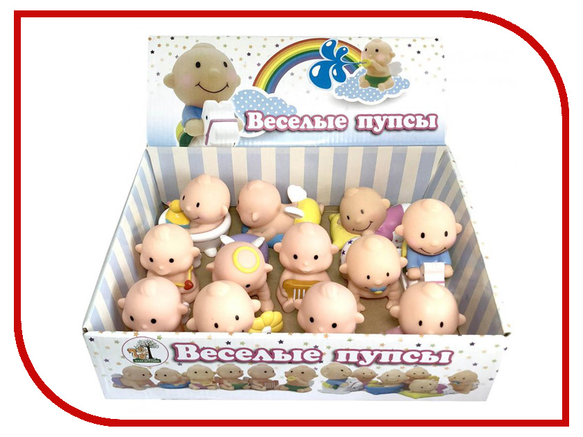 

Игрушка База игрушек Веселые пупсы 12шт 4660007763351, 4660007763351