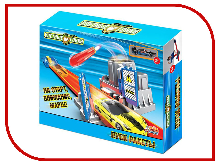 фото Автотрек База игрушек Улетные гонки Пуск ракеты 4660007763917