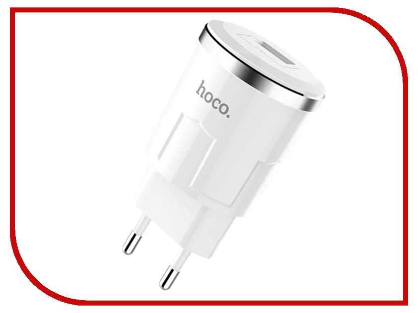 

Зарядное устройство Hoco C37A Thunder 1XUSB 2.4A White, C41A