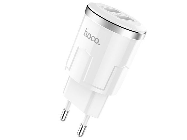 

Зарядное устройство Hoco C38A Thunder 2xUSB 2.4A White, C41A