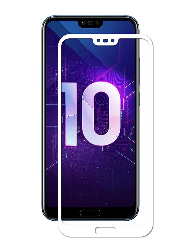 

Аксессуар Противоударное стекло Innovation для Honor 10 Lite 2D Full Glue Cover White 12685, 12685