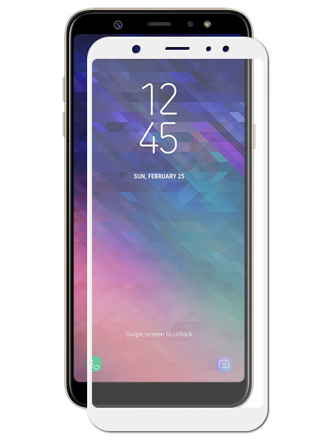 

Аксессуар Защитное стекло Innovation для Samsung Galaxy A6 2D Full Glue Cover White 12794, 12794