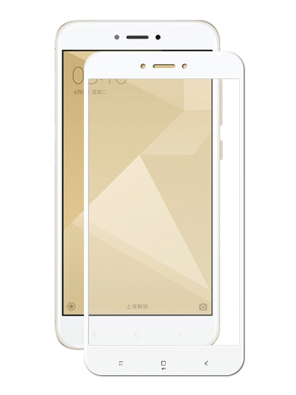 

Аксессуар Противоударное стекло Innovation для Xiaomi Redmi 4X 2D Full Glue Cover White 12721, 12721
