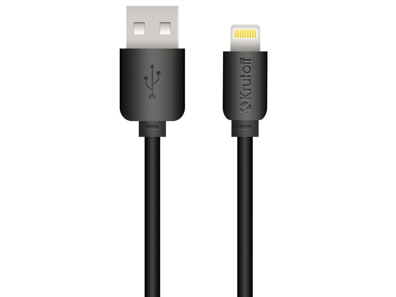 фото Аксессуар Krutoff Classic USB - Lightning 1m Black 14860