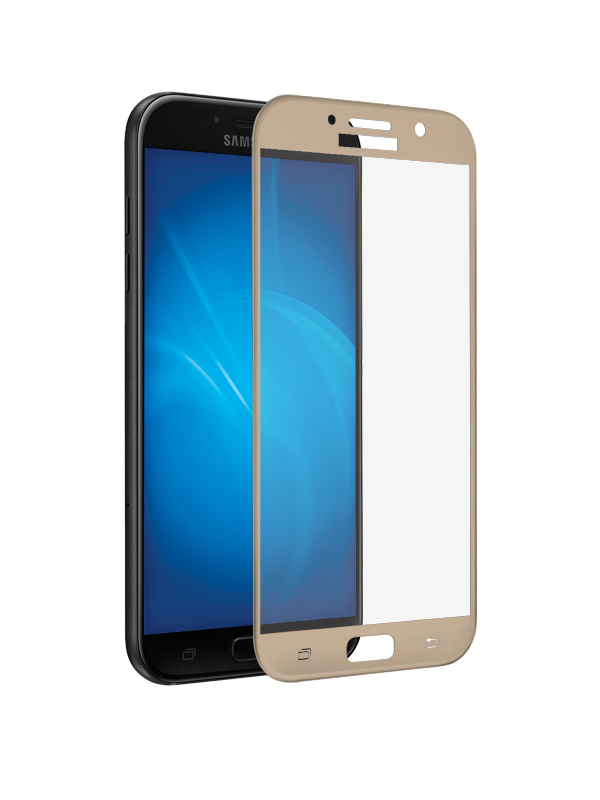 

Противоударное стекло Innovation для Samsung Galaxy A7 2017 A720 2D Full Glue Cover Gold 12793, 12793