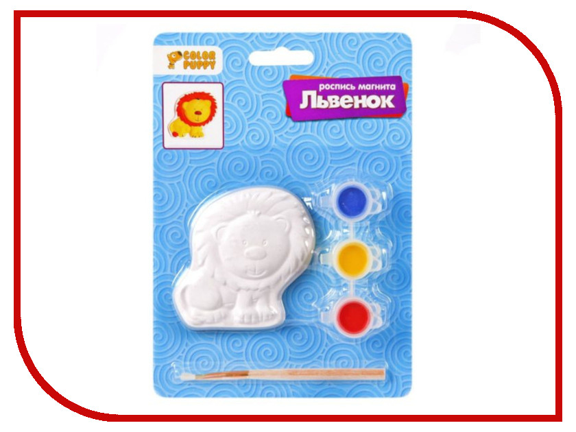 

Color Puppy Роспись магнита Львенок 95368, Роспись магнита Львенок