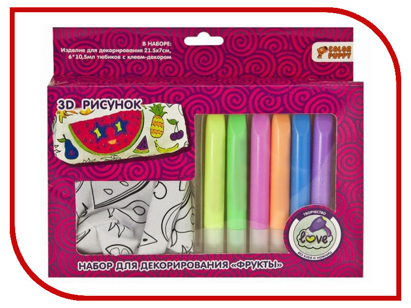

Набор для декорирования Color Puppy Фрукты 95288, Фрукты