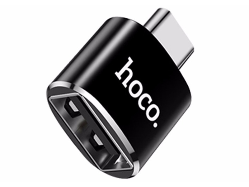 Аксессуар Hoco UA5 Type-C - USB Black флешка otg hoco ud10 wise 64 гб usb3 0 usb type c чт до 120 мб с зап до 30 мб с металл