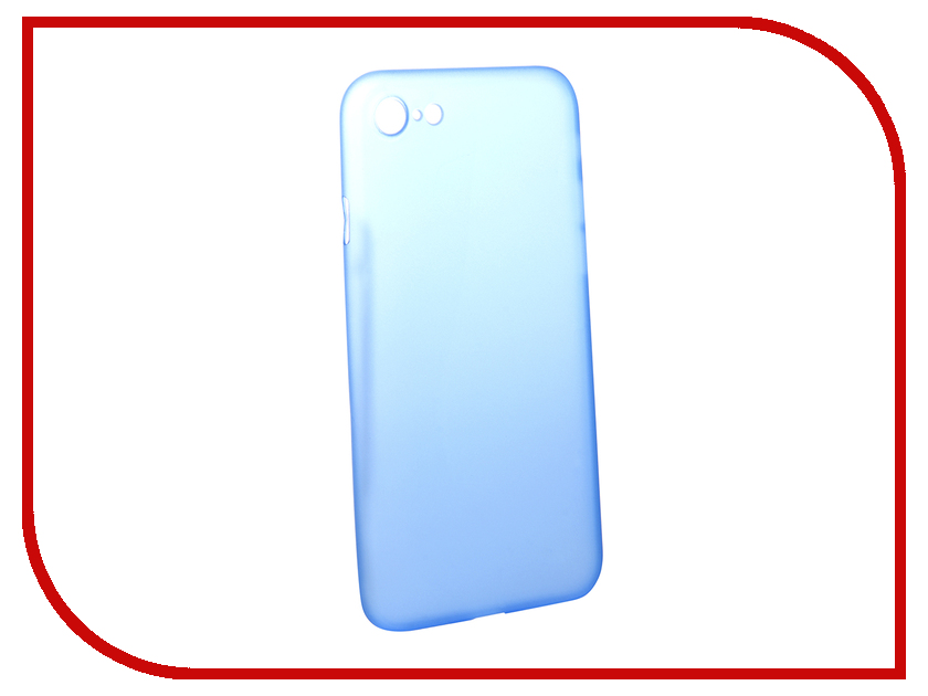 фото Аксессуар Чехол Brosco для APPLE iPhone 7 Superslim Blue IP7-PP-SUPERSLIM-BLUE