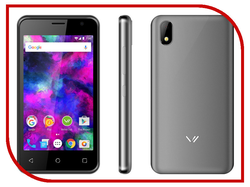 

Сотовый телефон VERTEX Impress Funk Graphite, Impress Funk