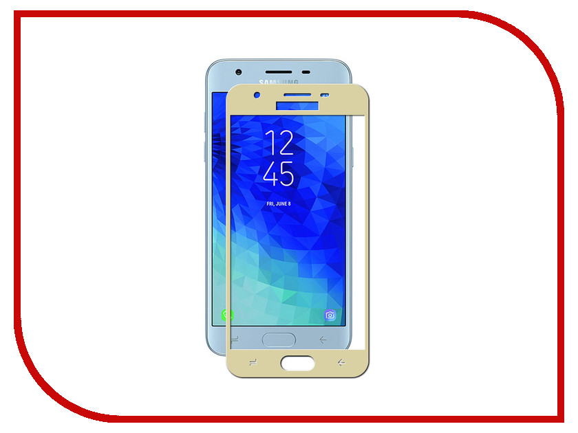 

Аксессуар Защитное стекло для Samsung Galaxy J3 2018 Ubik 5D Gold, 23117