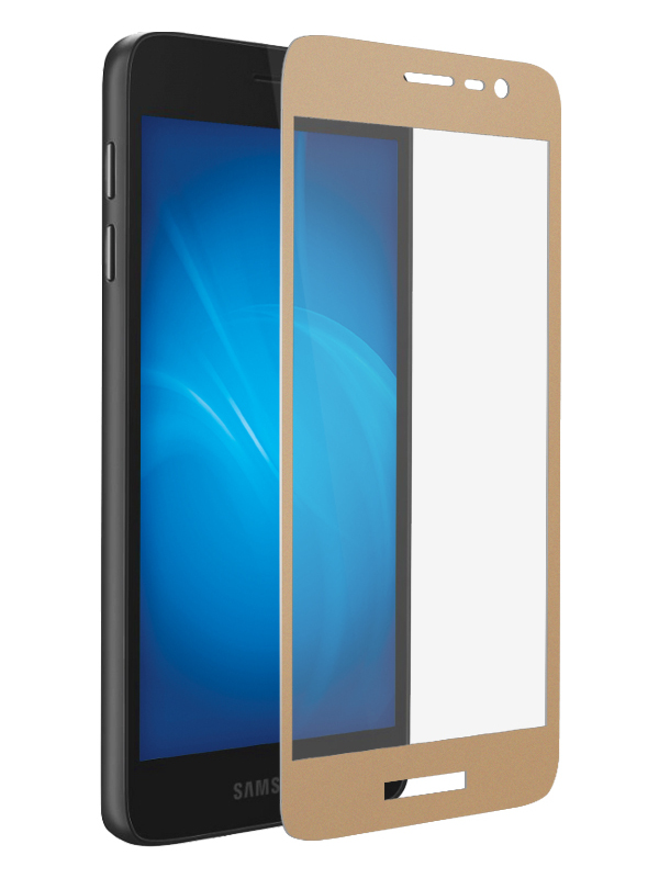 

Аксессуар Защитное стекло DF Fullscreen для Samsung Galaxy J2 Core sColor-59 Gold Frame, Samsung Galaxy J2 Core