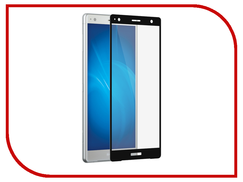 

Аксессуар Защитное стекло для Sony Xperia XZ2 DF Fullscreen xColor-14 Black Frame, Sony Xperia XZ2