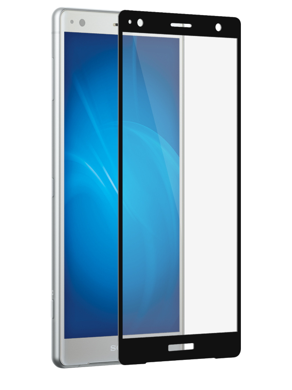 

Аксессуар Защитное стекло DF для Sony Xperia XZ2 Fullscreen xColor-14 Black Frame, Sony Xperia XZ2