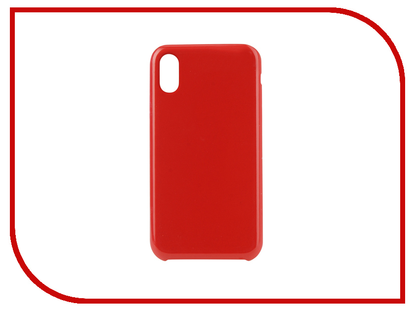 

Аксессуар Чехол для APPLE iPhone XR Innovation Silicone Red 12844, 12844