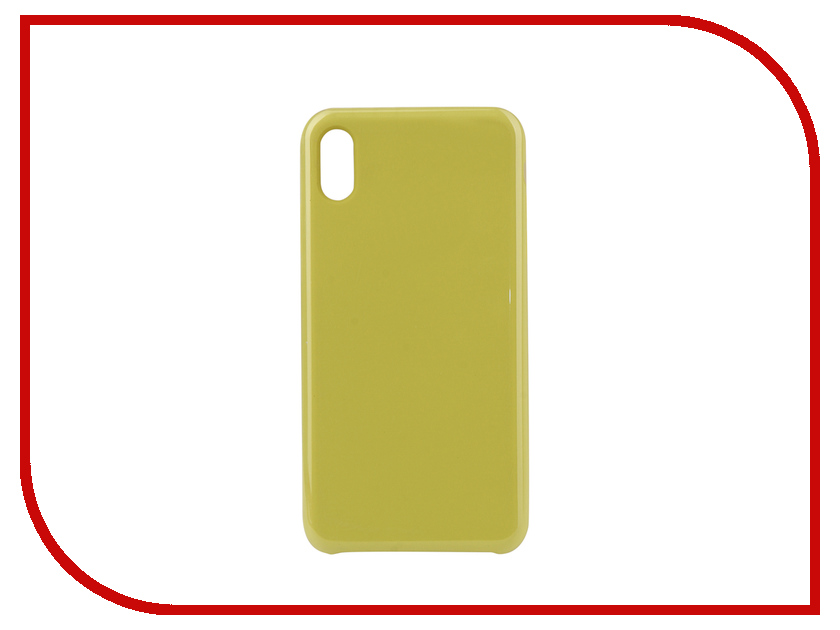 

Аксессуар Чехол Innovation для APPLE iPhone XS Max Silicone Yellow 12852, 12852