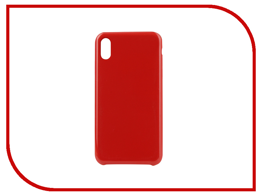 

Аксессуар Чехол Innovation для APPLE iPhone XS Max Silicone Red 12851, 12851