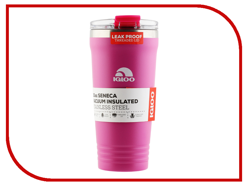 

Термокружка Igloo Seneca 30 900ml Pink 00070540, Seneca 30