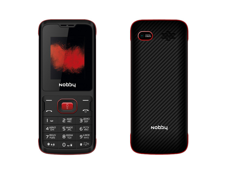 фото Сотовый телефон Nobby 110 Black-Red