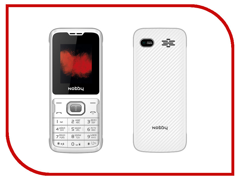 

Сотовый телефон Nobby 110 White-Gray, 110