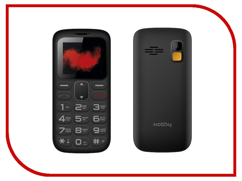 

Сотовый телефон Nobby 170B Black, 170B