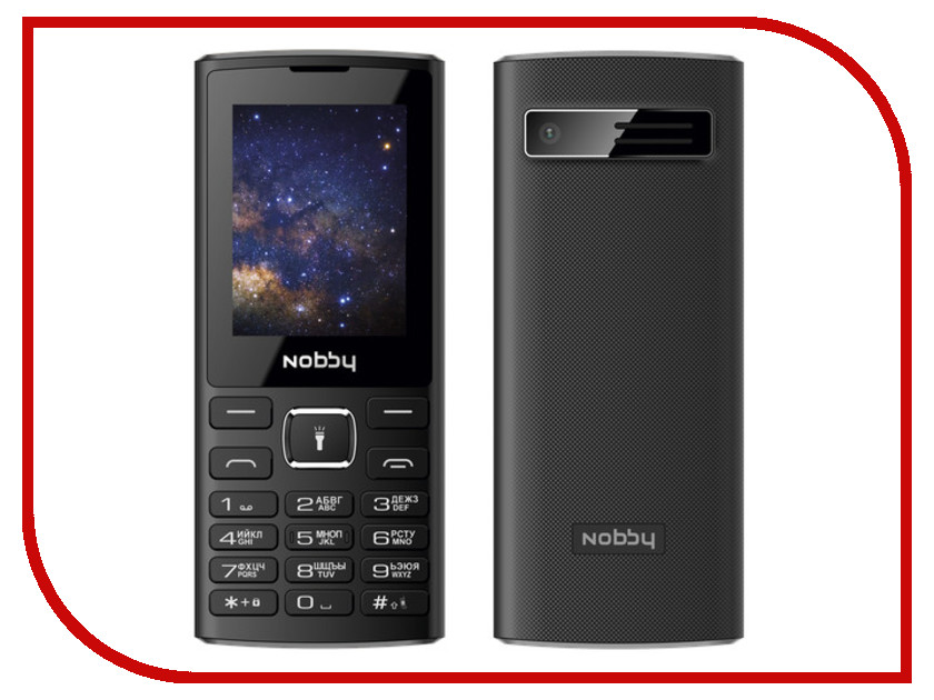 

Сотовый телефон Nobby 210 Black-Gray, 210