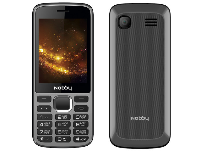 

Сотовый телефон Nobby 300 Grey-Black, 300